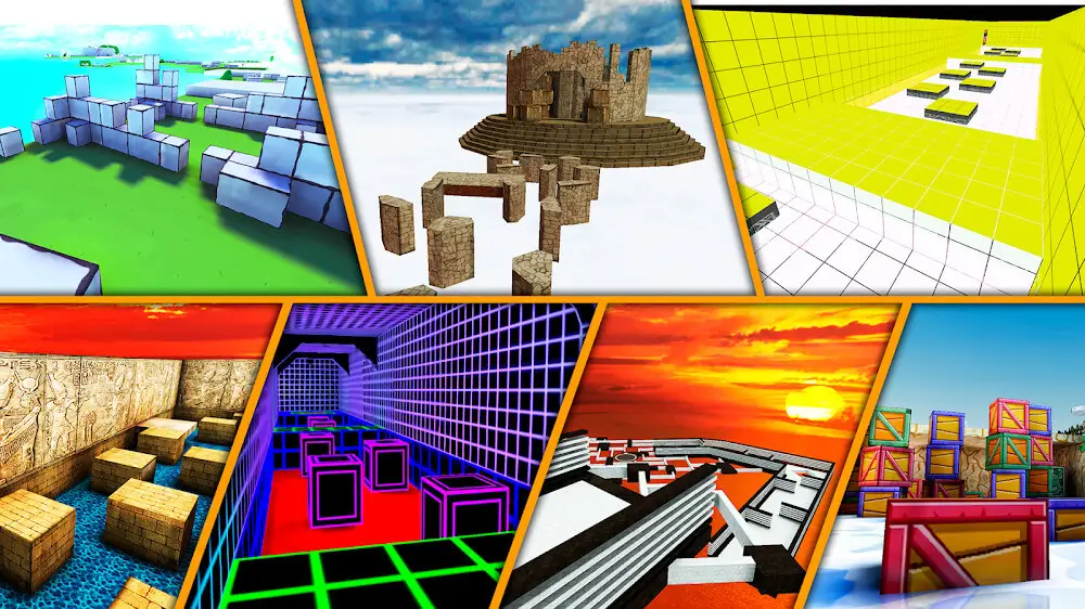 Screenshot of the Bhop GO game