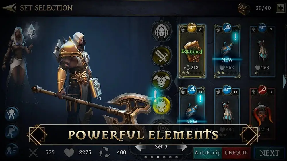 Screenshot of the Blade Bound game