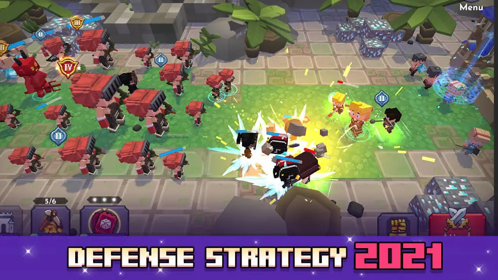 Screenshot of the Block Warriors game