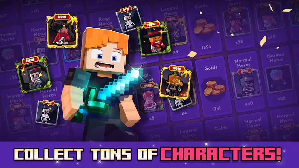 Screenshot of the Block Warriors game