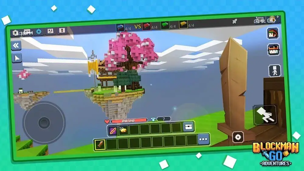 Screenshot of the Blockman GO - Adventures game