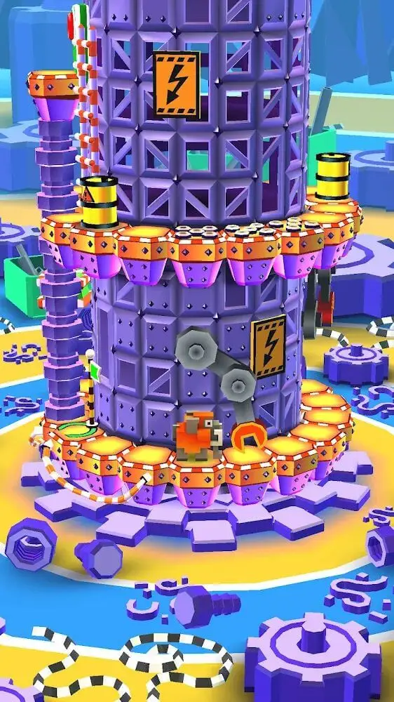 Screenshot of the Blocky Castle: Tower Climb app