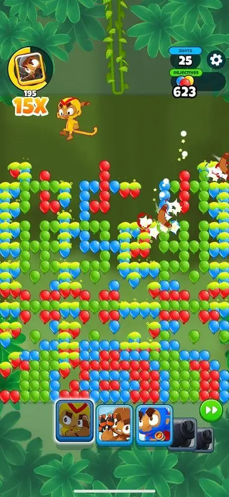 Screenshot of the Bloons Pop! app