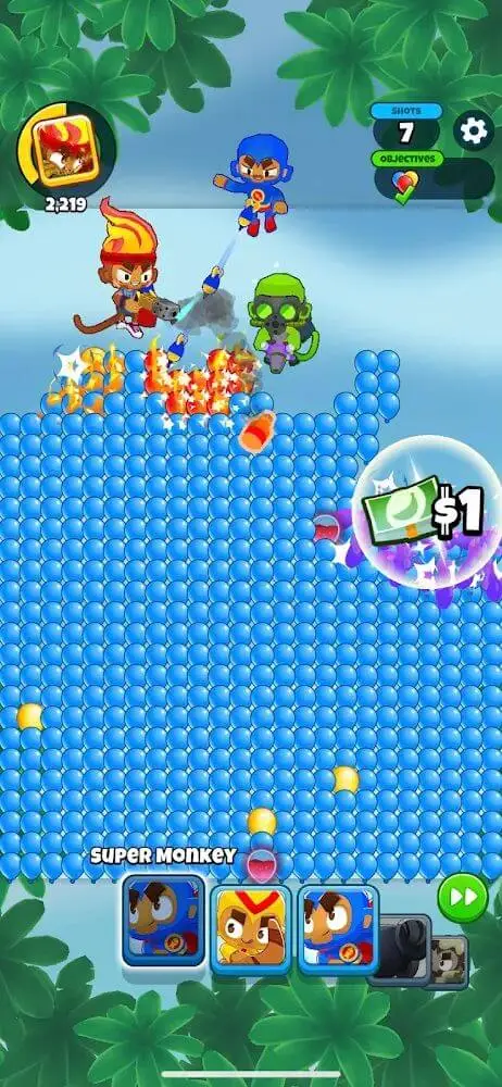 Screenshot of the Bloons Pop! app