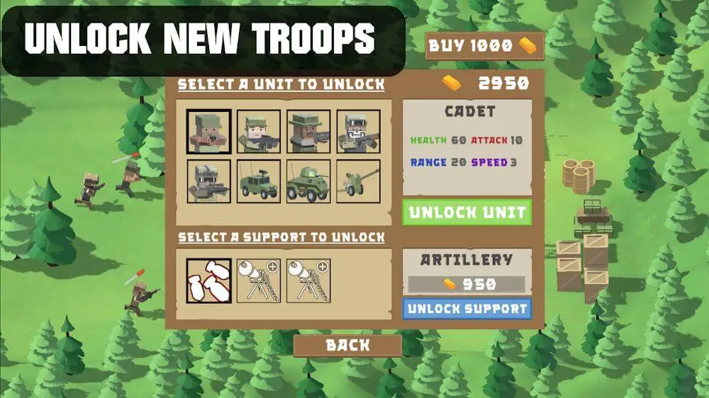 Screenshot of the Border Wars: Military Games game