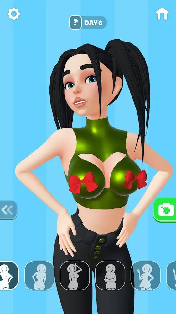 Screenshot of the Bra Maker app