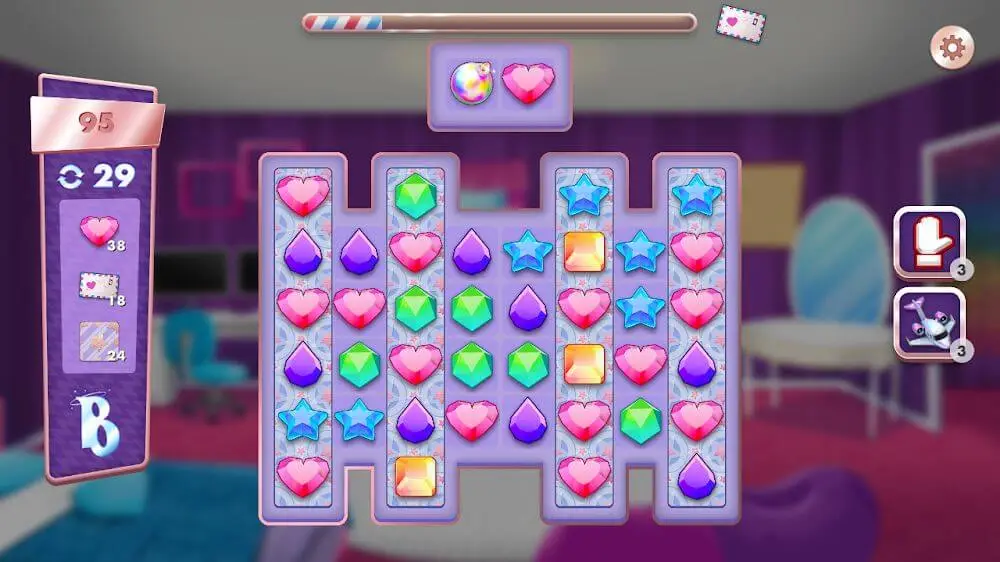 Screenshot of the Bratz Total Fashion Makeover game