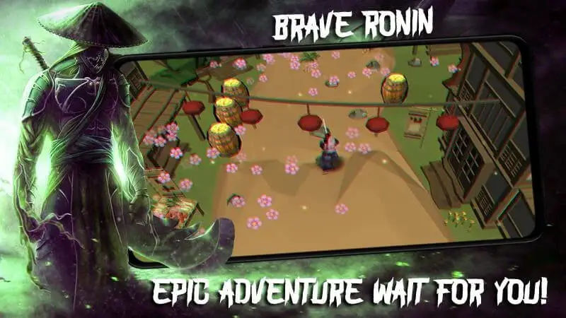 Screenshot of the Brave Ronin game