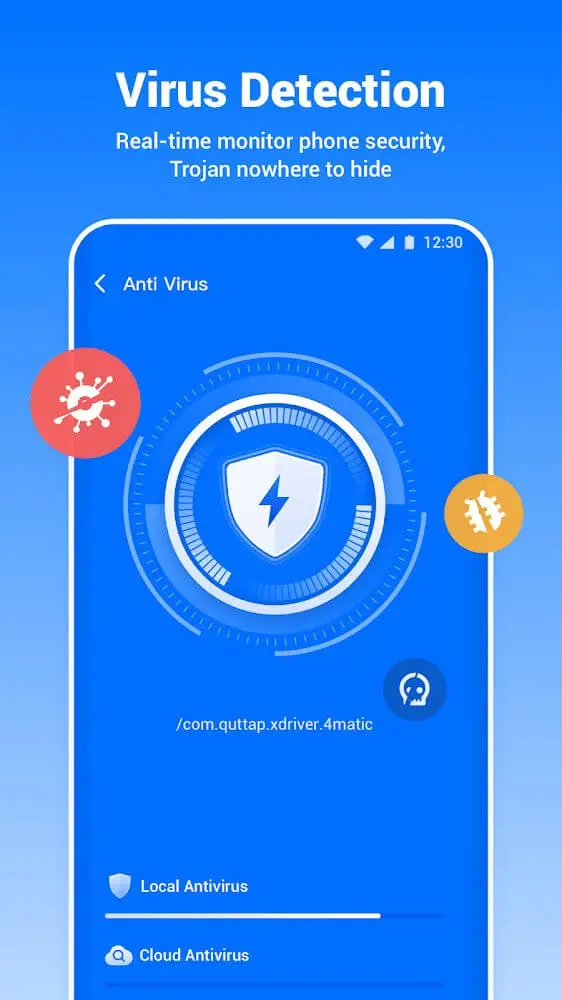 Screenshot of the Bravo Security app