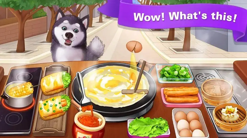 Screenshot of the Breakfast Story game