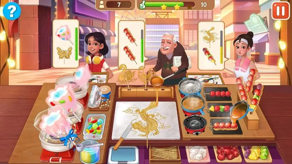 Screenshot of the Breakfast Story game