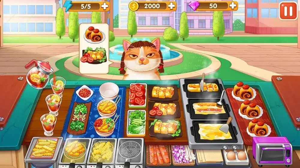 Screenshot of the Breakfast Story game