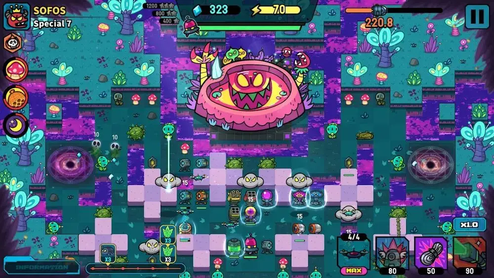 Screenshot of the Broken Universe game