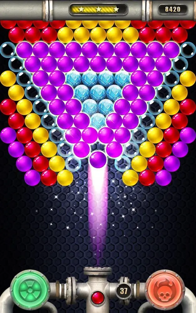 Screenshot of the Bubbles Empire Champions app