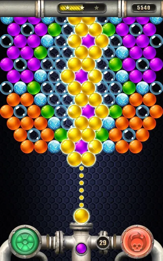 Screenshot of the Bubbles Empire Champions app