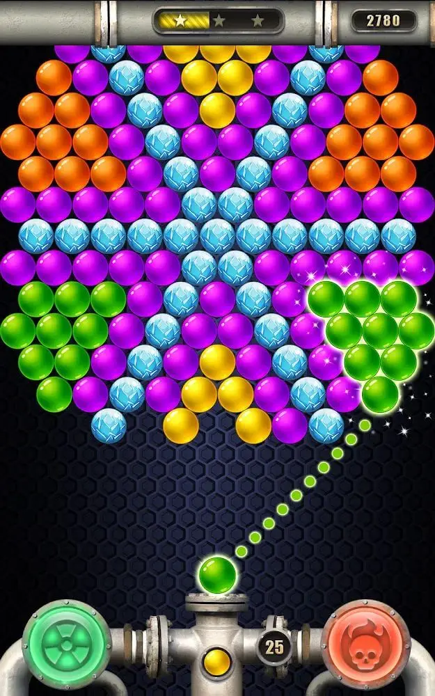 Screenshot of the Bubbles Empire Champions app