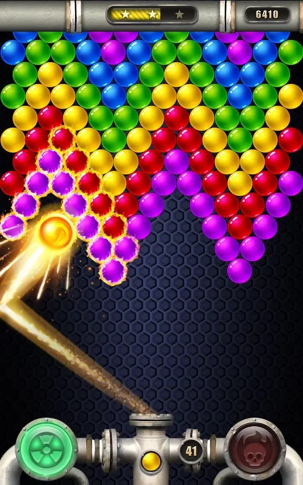 Screenshot of the Bubbles Empire Champions app
