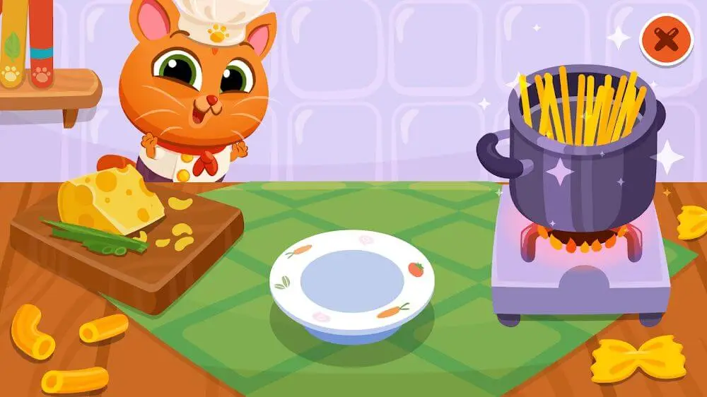 Screenshot of the Bubbu Restaurant game