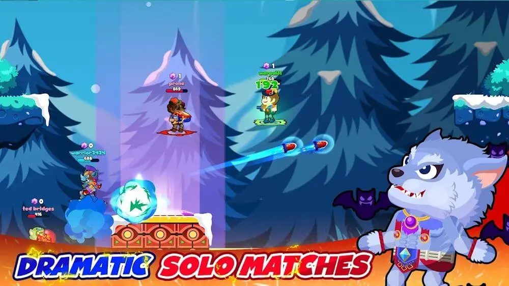 Screenshot of the Bullet Warriors game