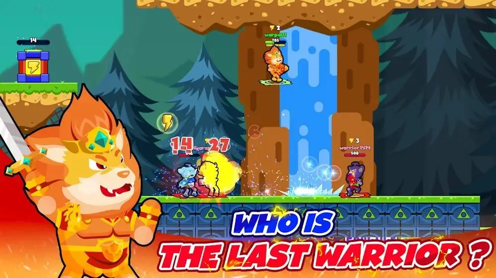 Screenshot of the Bullet Warriors game