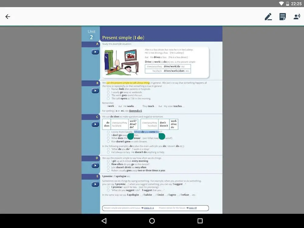 Screenshot of the Cambridge Bookshelf game