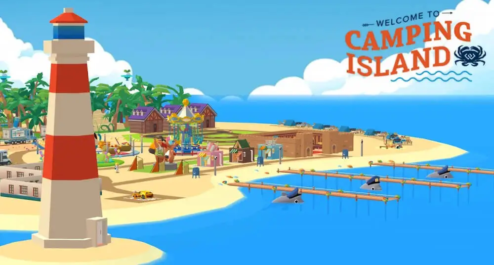 Screenshot of the Camping Tycoon game