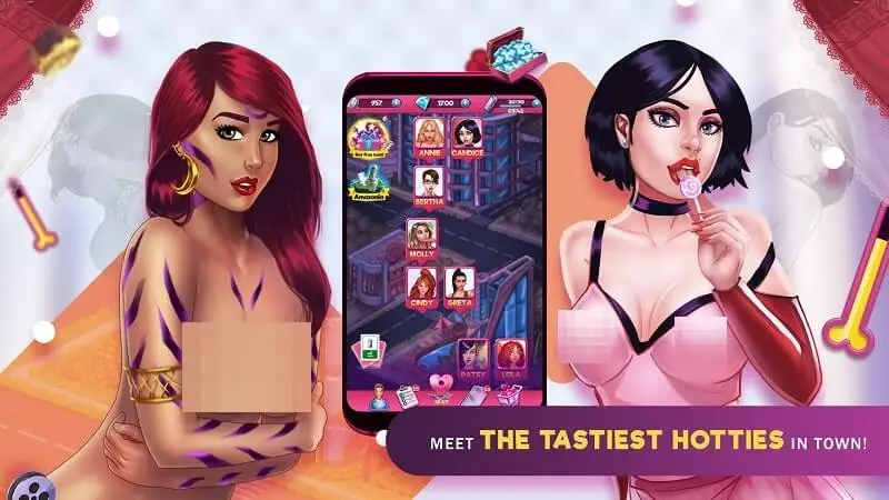 Screenshot of the Candy Chicks game