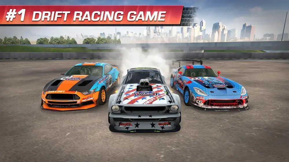 Screenshot of the CarX Drift Racing game