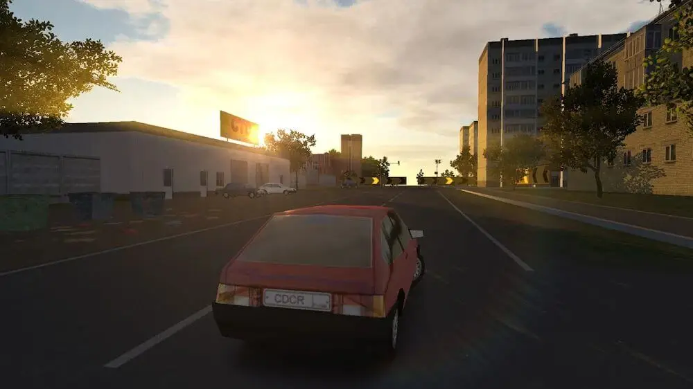 Screenshot of the Car Driver Russian Racing game