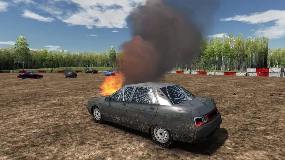 Screenshot of the Car Driver Russian Racing game