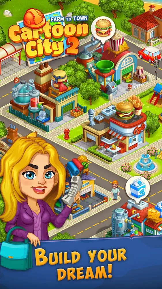 Screenshot of the Cartoon City 2 app