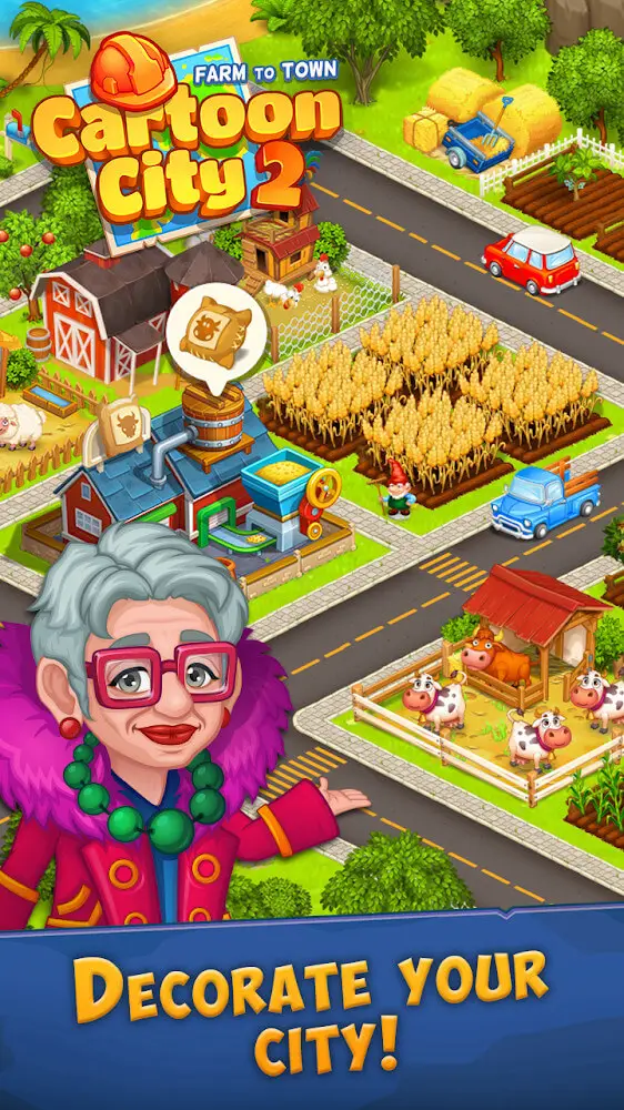 Screenshot of the Cartoon City 2 app