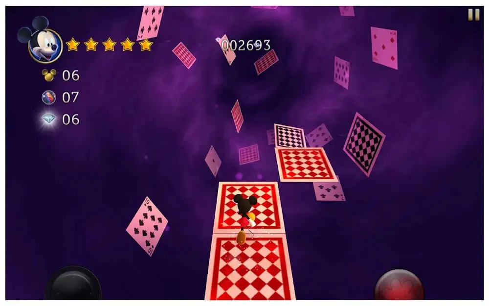 Screenshot of the Castle of Illusion game