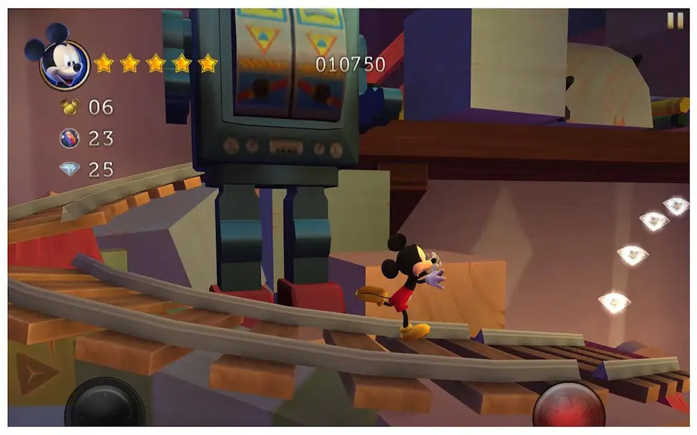 Screenshot of the Castle of Illusion game