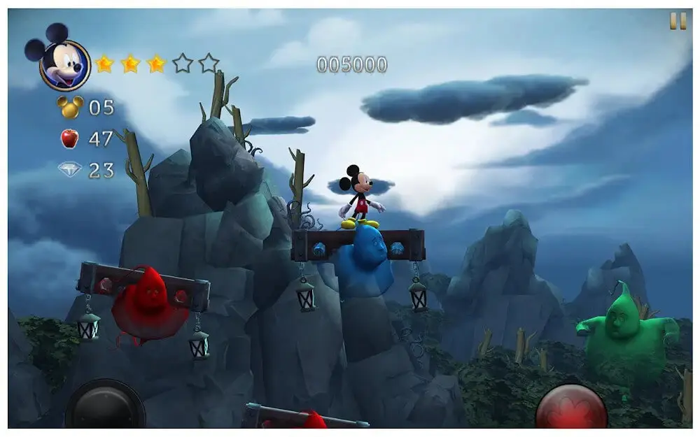 Screenshot of the Castle of Illusion game