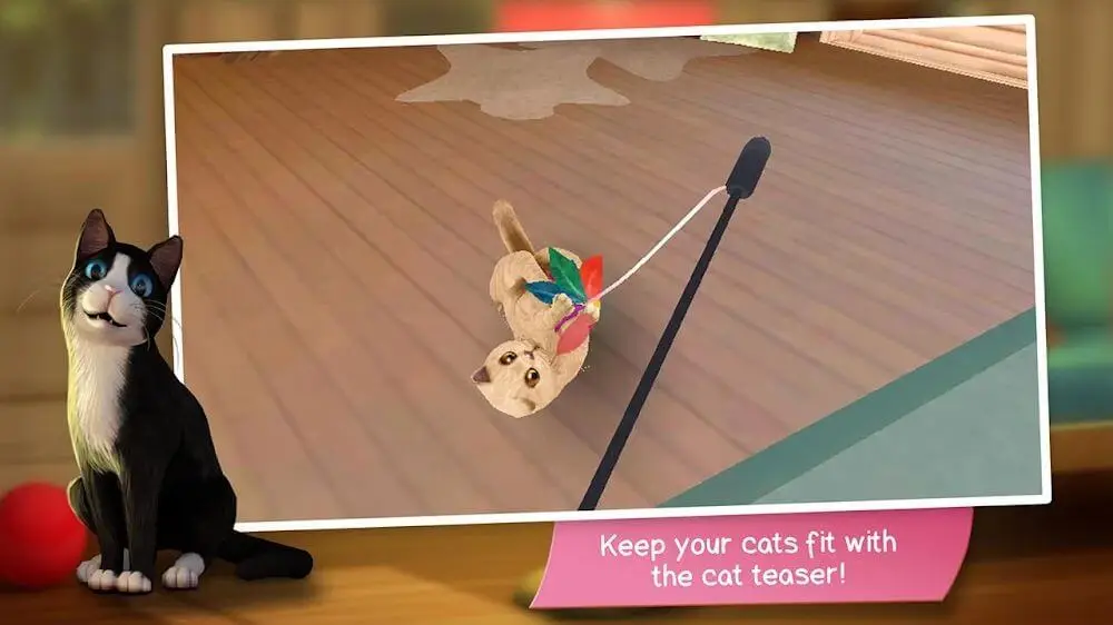 Screenshot of the CatHotel game