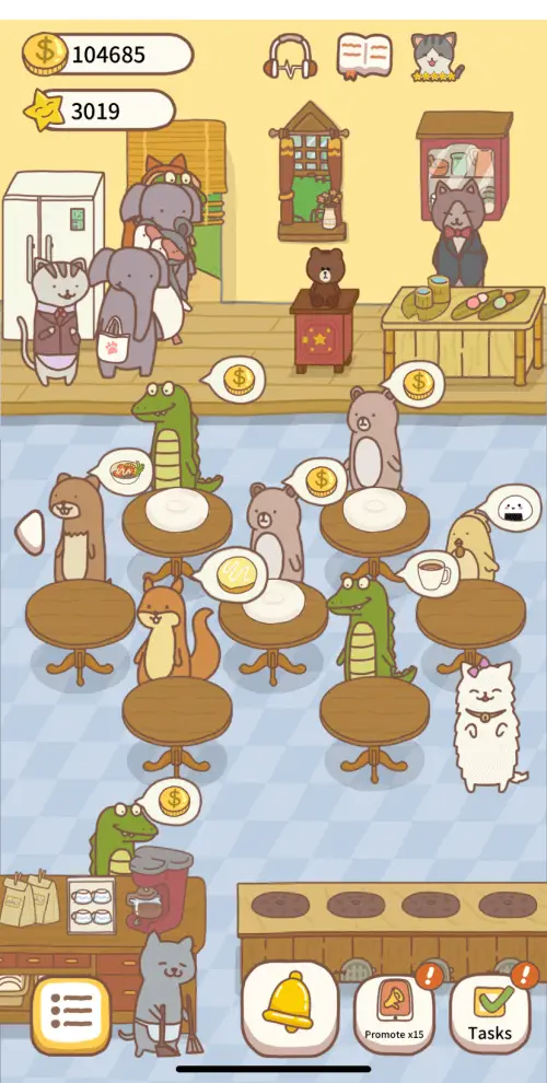 Screenshot of the Cat Restaurant 2 app
