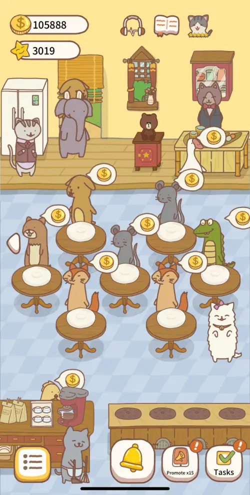 Screenshot of the Cat Restaurant 2 app