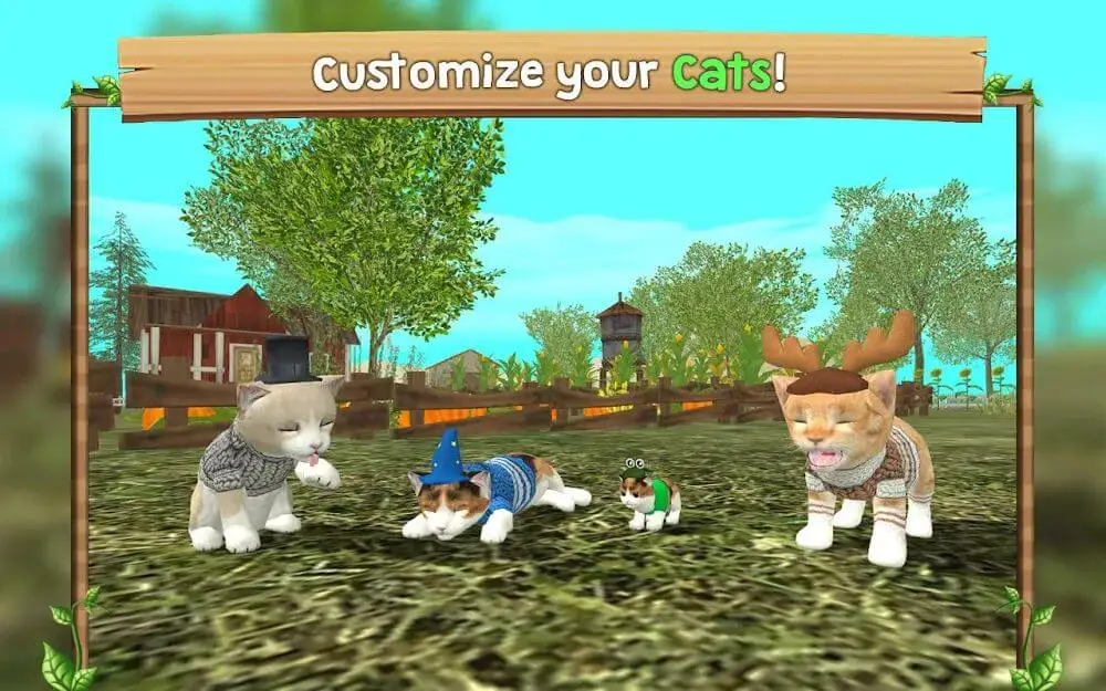 Screenshot of the Cat Sim Online game