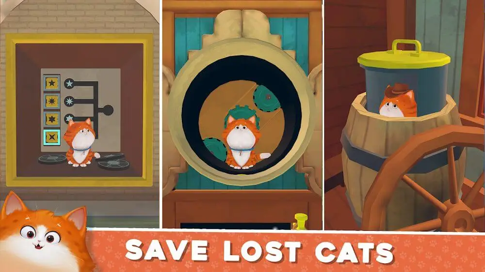 Screenshot of the Cats in Time game