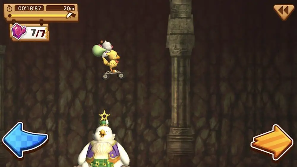 Screenshot of the ChocoboGP' game