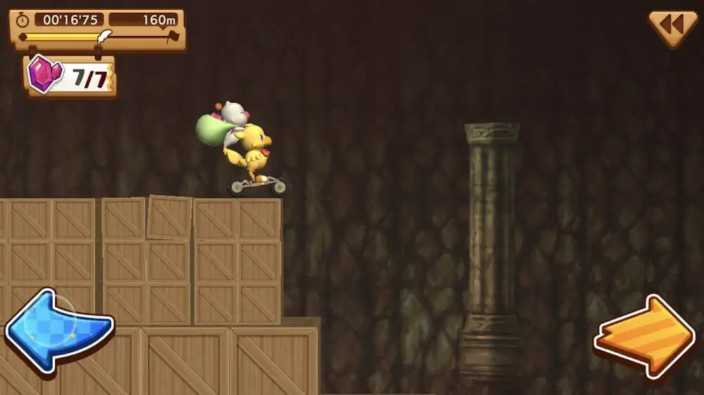 Screenshot of the ChocoboGP' game