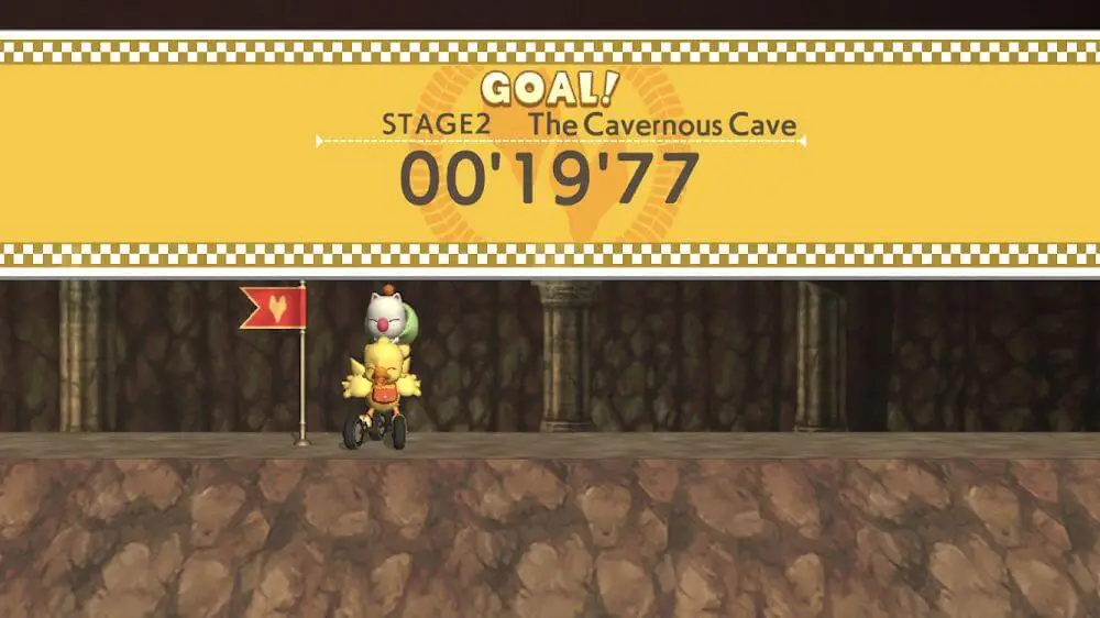 Screenshot of the ChocoboGP' game