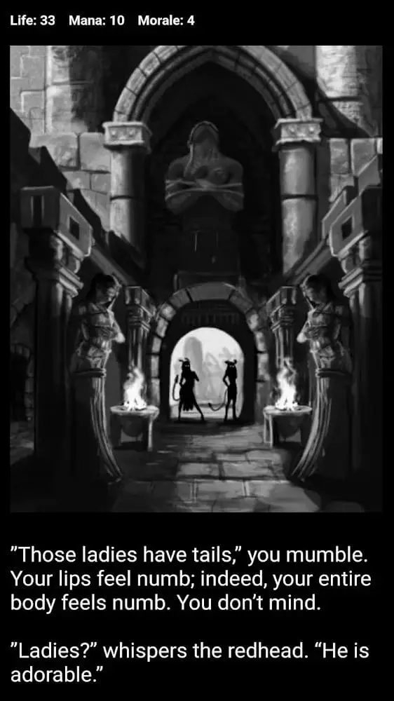 Screenshot of the Choice Game Library app