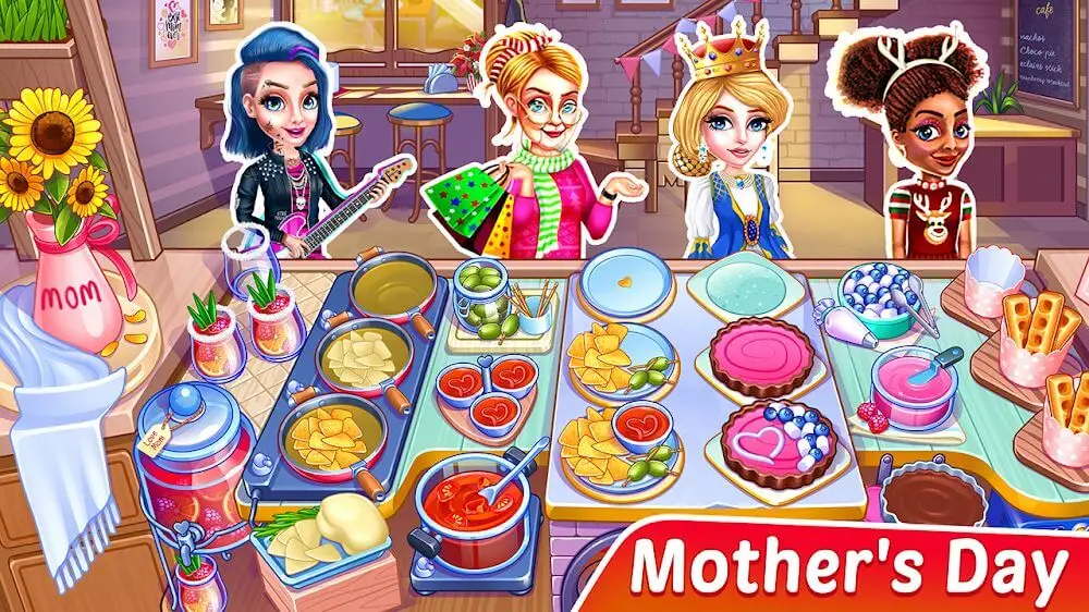 Screenshot of the Christmas Cooking game