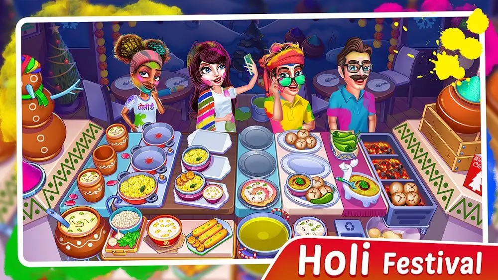 Screenshot of the Christmas Cooking game
