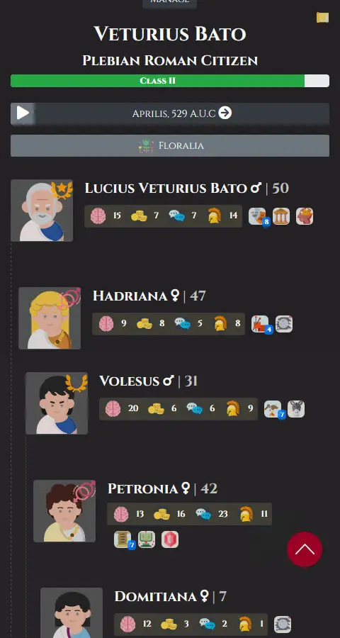 Screenshot of the Citizen of Rome - Dynasty Ascendant app