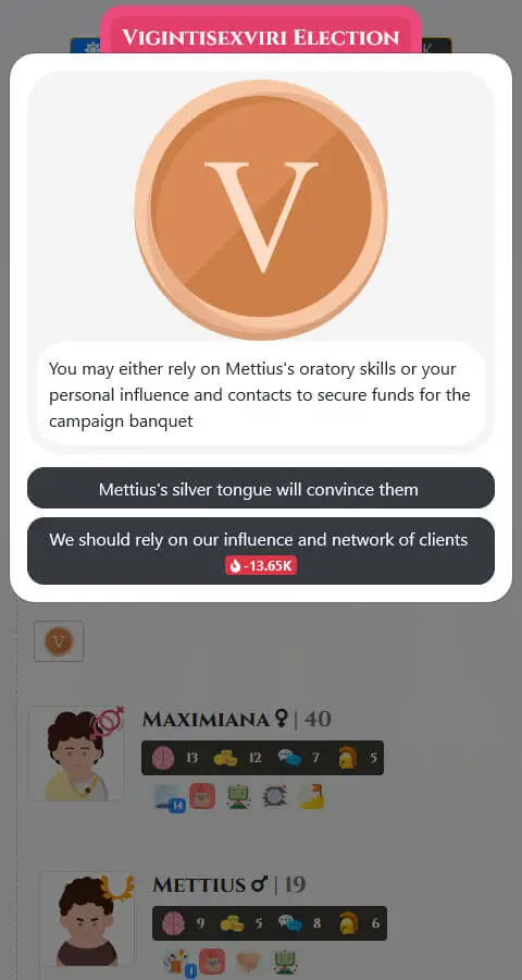 Screenshot of the Citizen of Rome - Dynasty Ascendant app