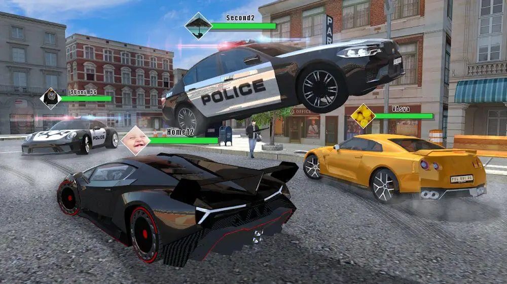 Screenshot of the City Crime Online game