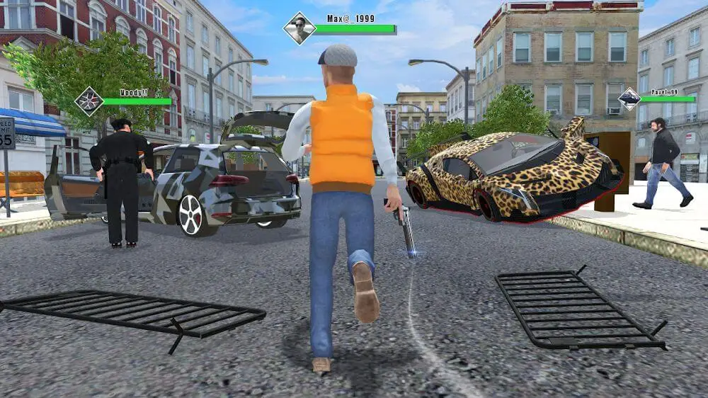 Screenshot of the City Crime Online game